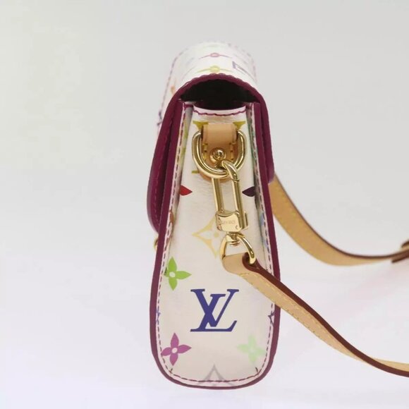 LOUIS VUITTON Monogram Multicolor Heart Breaker Bag White LV Auth - Picture 5 of 16